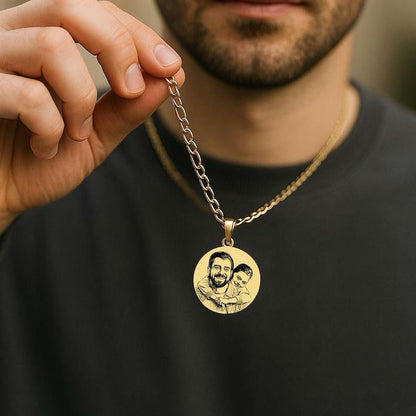 "Conexión Infinita" Collar circular personalizado + box de regalo