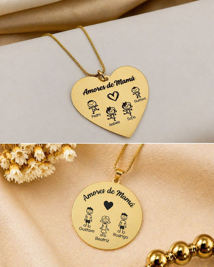 "Amor Eterno" Collar Personalizado para Mamá + Box de regalo