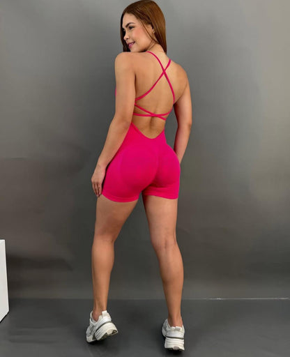 ENTERIZO DEPORTIVO EFECTO FAJA CON PUSH UP N