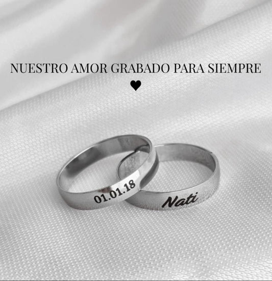 “Promesa Eterna” Anillo personalizado + box de regalo