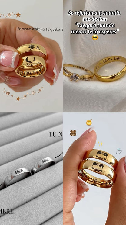 “Promesa Eterna” Anillo personalizado + box de regalo