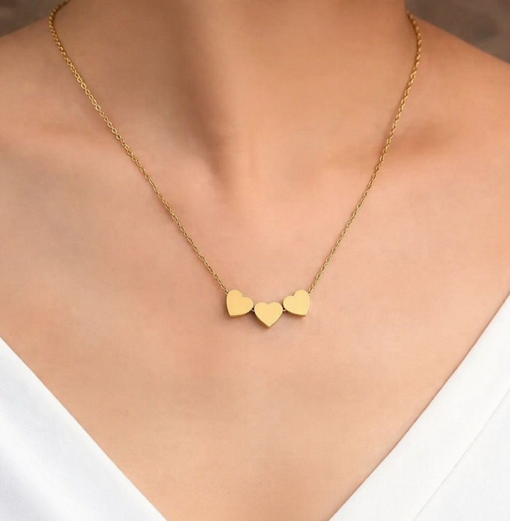 Collar Corazones de Mamá - Un corazón por cada Hijo + Box de Regalo