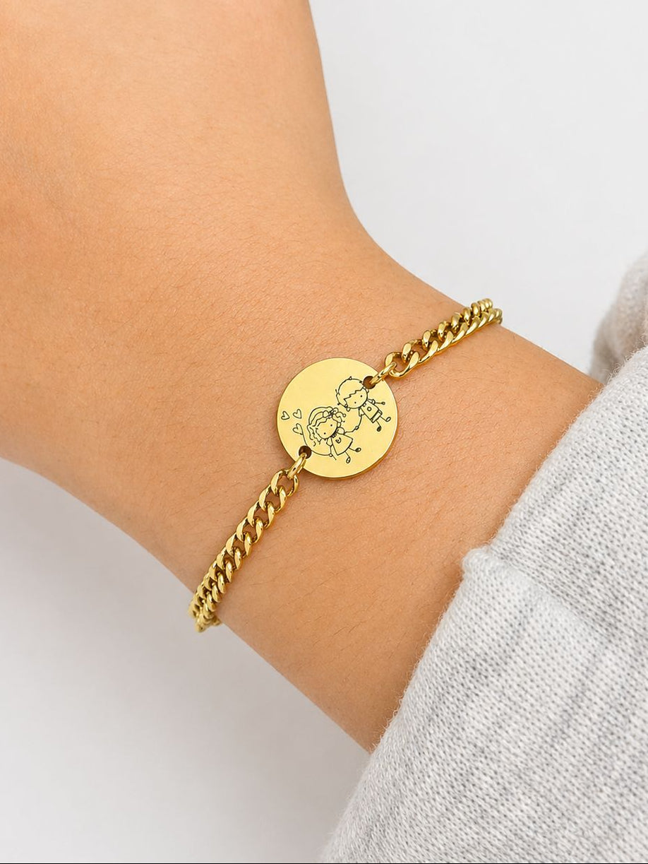 Pulsera Personalizada para Mamá + Box de regalo