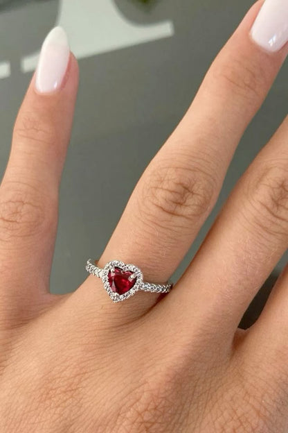 Anillo de Promesa Corazon + Box de regalo