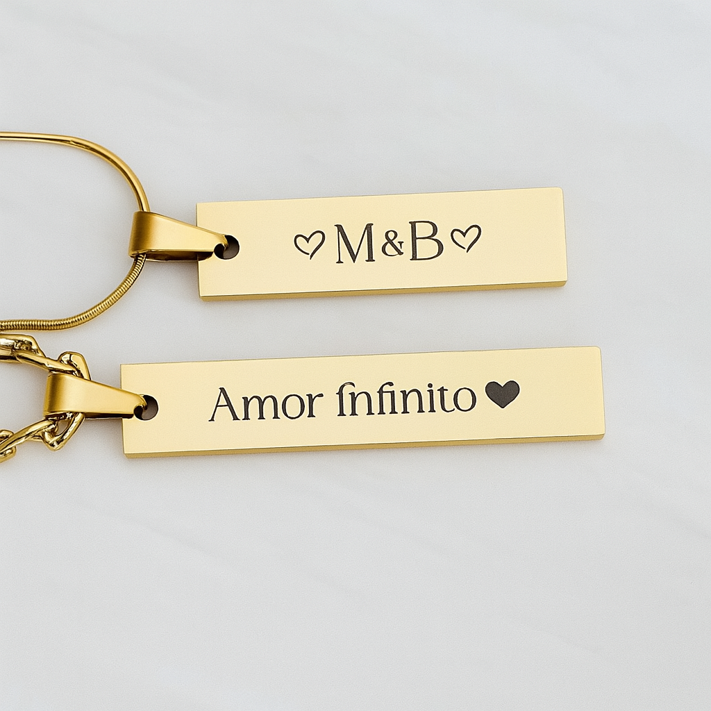 "Vínculo Infinito"  Collar personalizado + box de regalo